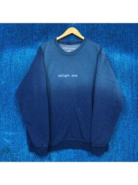 Ariana Grande Twilight Zone Blue Crewneck Sweater Size XXL